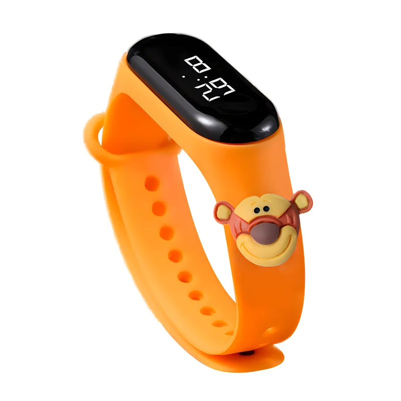 Waterproof Sports Watch for Kids Cartoon Dinosaur Unicorn Toys Children Led Digital Electronic Watch for Boys Girls Bracelet - Qoraheyhub