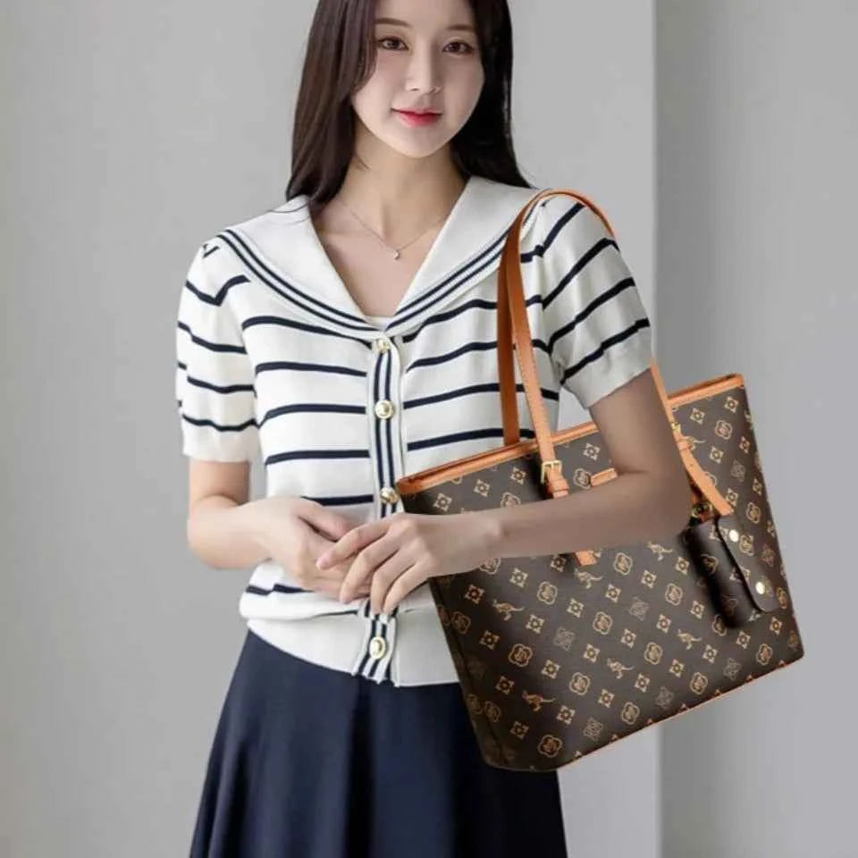 Genuine Brand High Quality Leather Casual Tote Luxury Handbags Women Bags Designer Shoulder Top-handle Bags for Women Sac