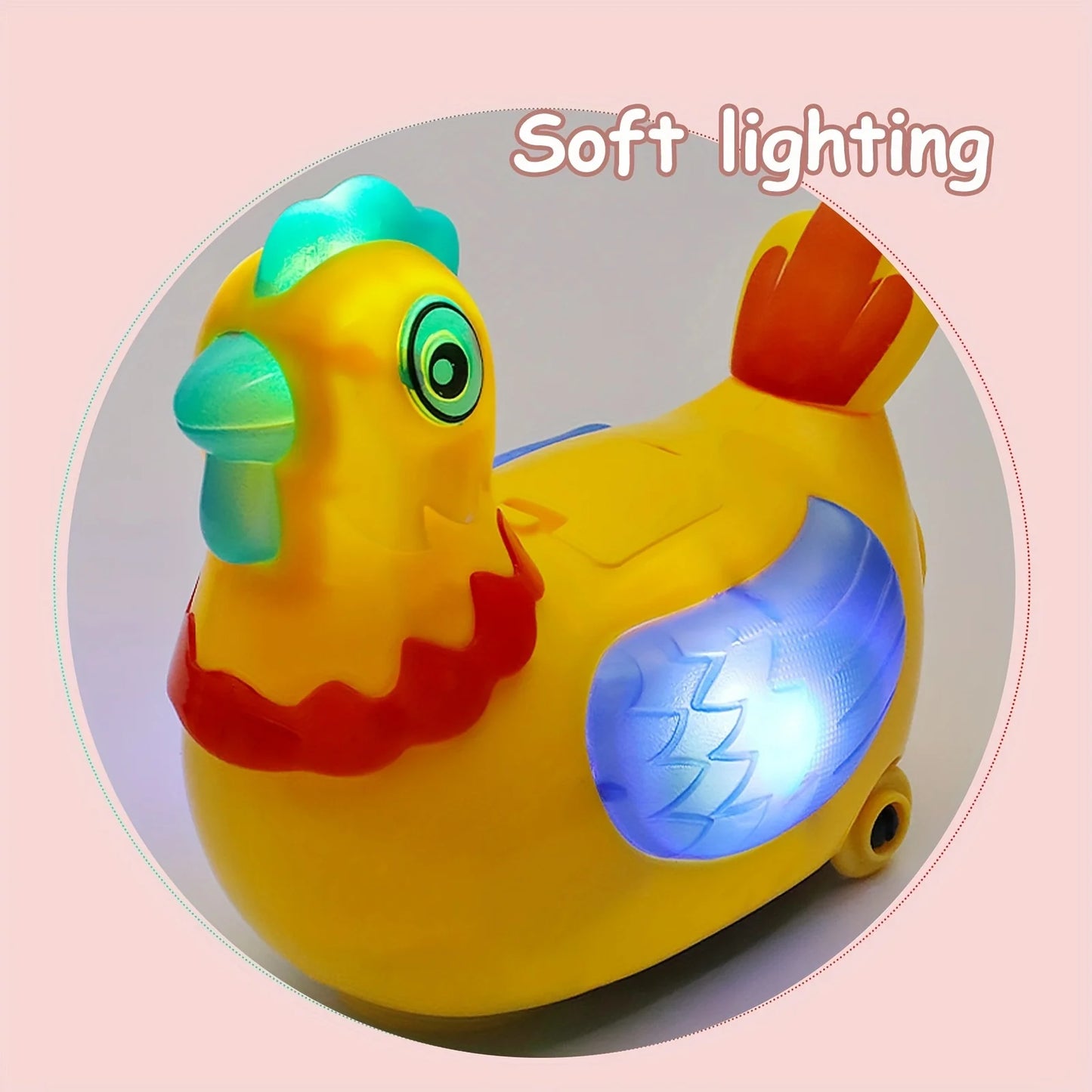 Electric Laying Egg Chicken Toy Doll with Sound Music Talking Walking Chicken Singing Dancing Chick Toy Easter for Boys Girls - Qoraheyhub