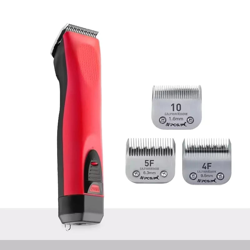Rechargeable Pet Hair Cutters Professional Big Battery Cat Dog Electric Cordless Grooming Remover Cutting Machine Pet Clippers - Qoraheyhub