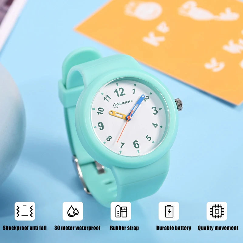 UTHAI CA03 3-12 Year Old Children's Watch Fashion Simple Sports Comfortable Waterproof High Boys Girls Quality Quartz Watches - Qoraheyhub