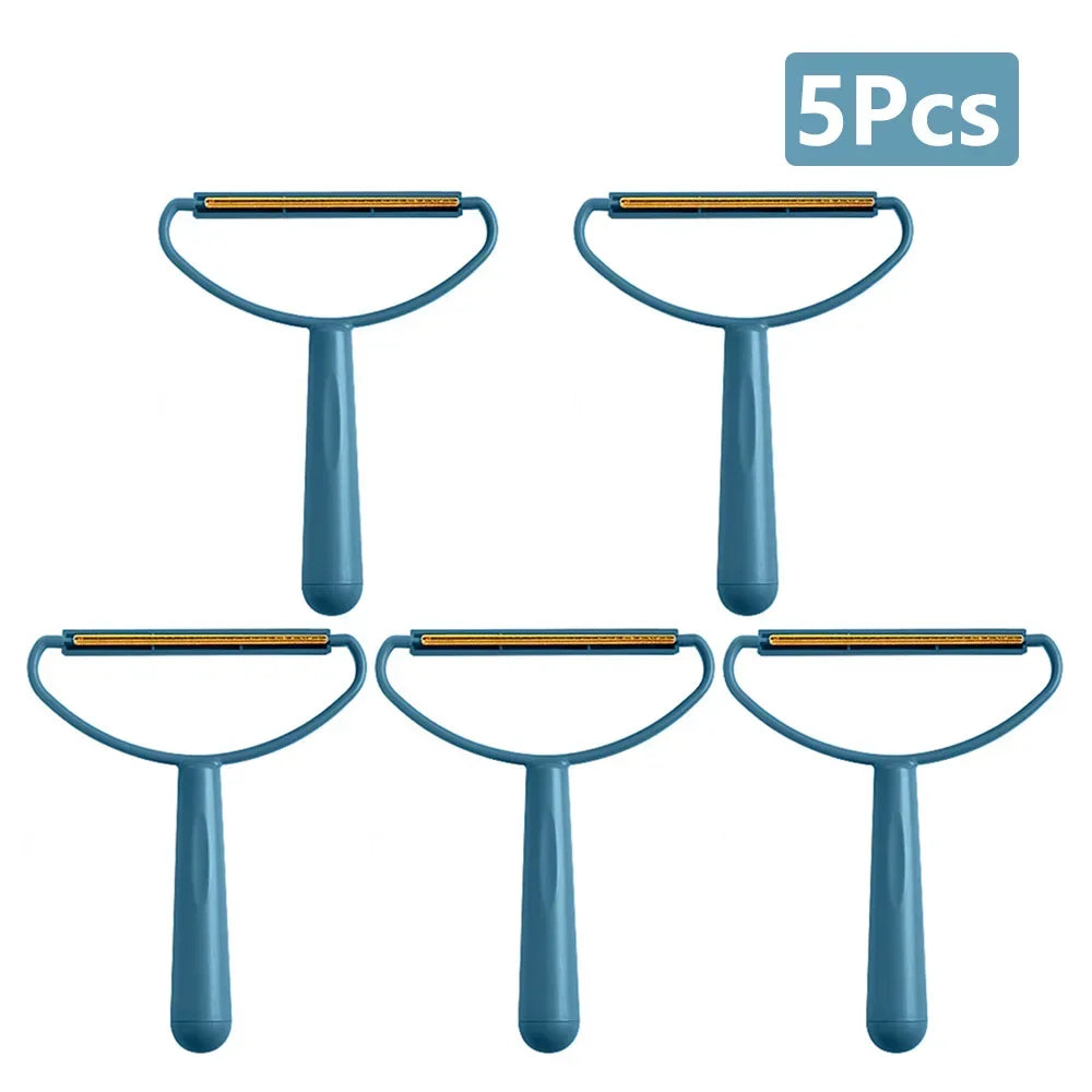 1-50Pcs Clothes Hair Scraper Pet Manual Lint Removal Coat Clothes Double Sided Hair Removal Shaver Brush Tool for Carpet Wool - Qoraheyhub