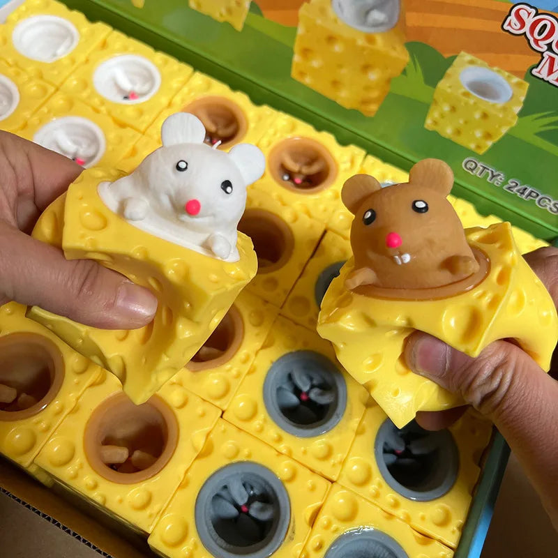 Multiple Types Pop Up FunnySqueeze Anti-stress Toy Hide and Seek Figures Stress Relief Fidget Toys for Kids Adult - Qoraheyhub