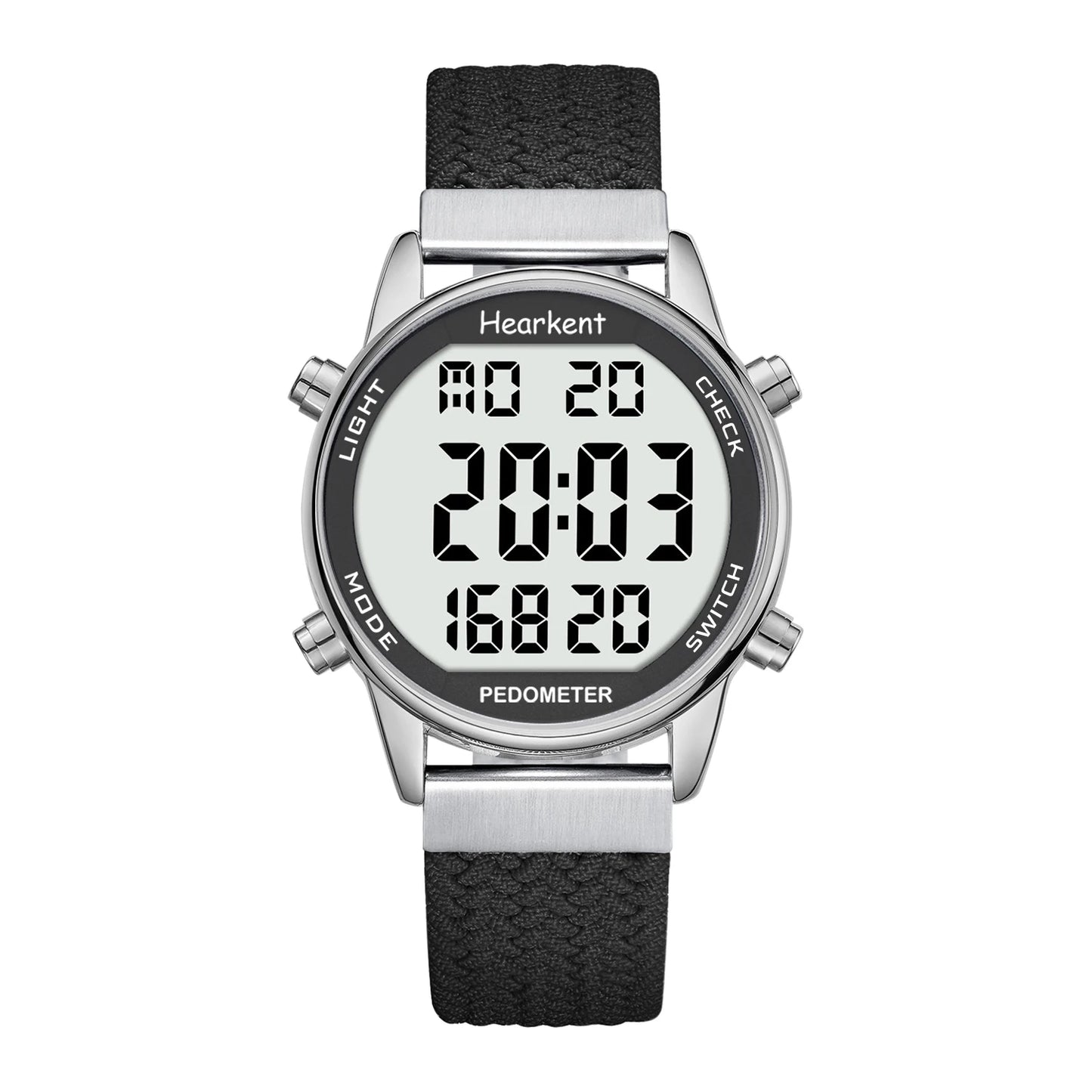 Hearkent Pedometer Sport Watches Step Counter Watch Women Digital Watches Calories Mile Stopwatch Countdown for Walking Tracker - Qoraheyhub