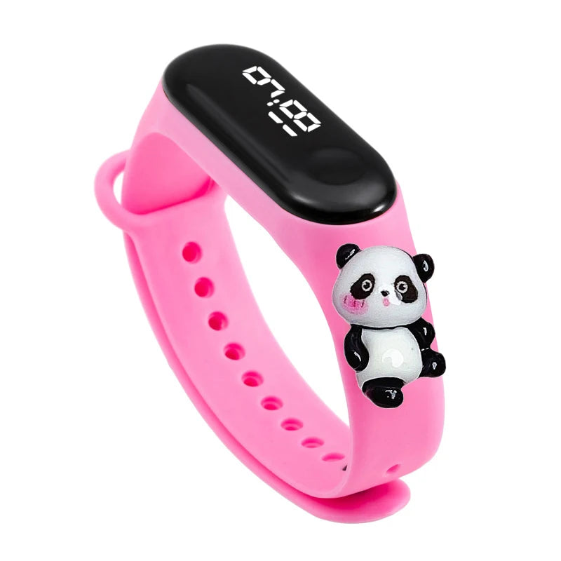 Waterproof Sports Watch for Kids Cartoon Dinosaur Unicorn Toys Children Led Digital Electronic Watch for Boys Girls Bracelet - Qoraheyhub
