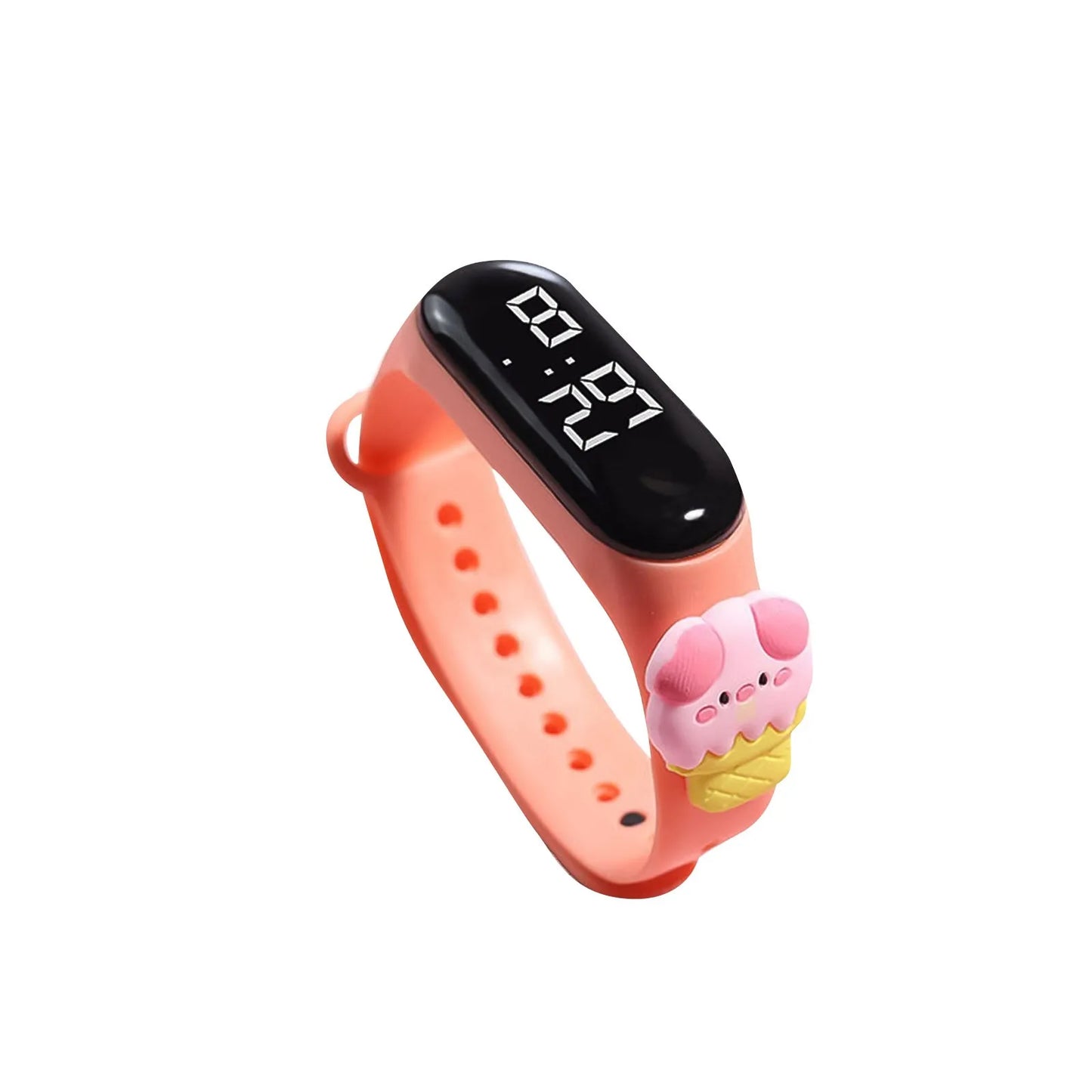 Multi-color Smart Watch For Children Boy Girl Fashion LED Digital Wrist Watches Silicone Strap Waterproof Sport Watch Relogio - Qoraheyhub