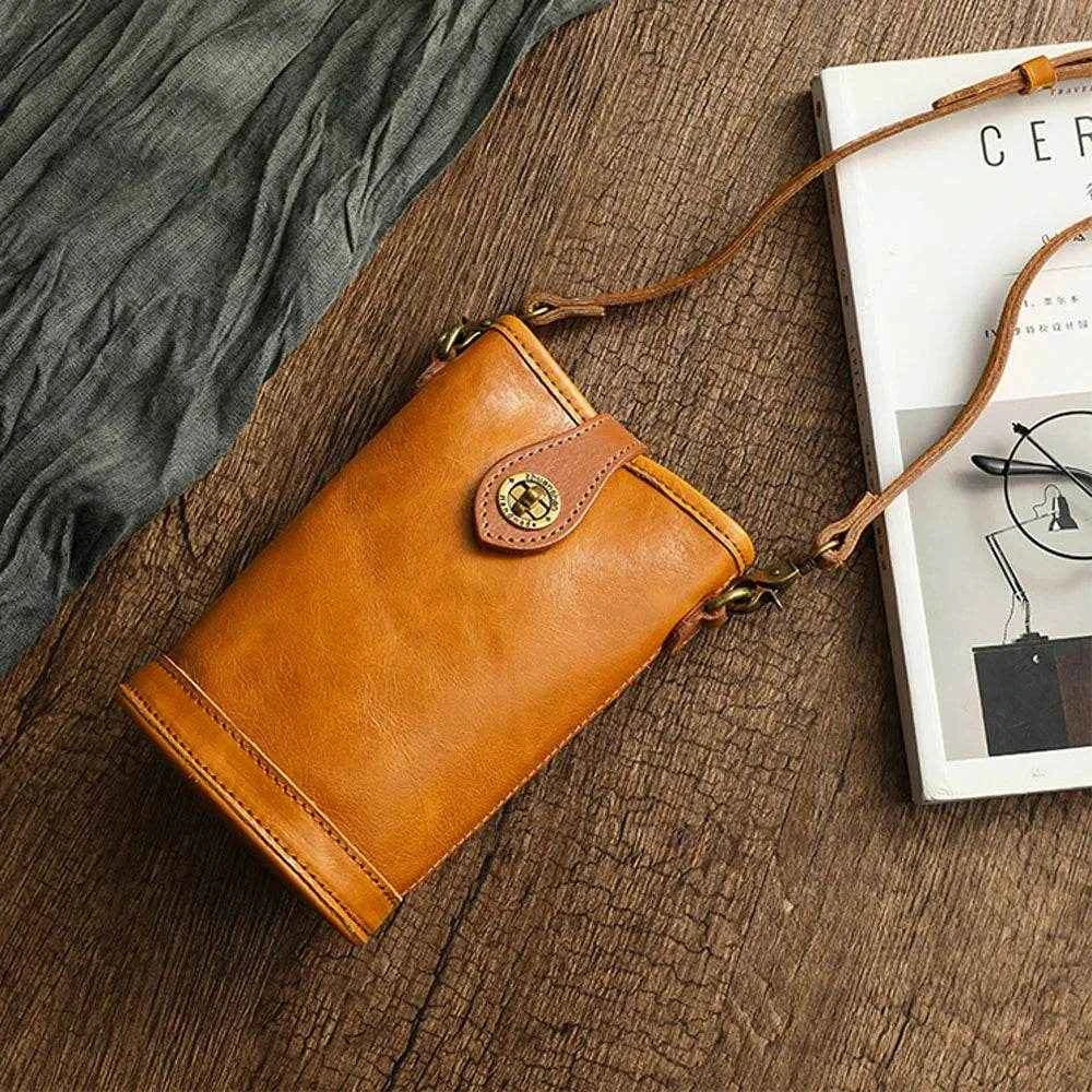 Quality Genuine Leather Crossbody Bag for Women Small Cow Skin Shoulder Fashion Phone Purse Female Promotion