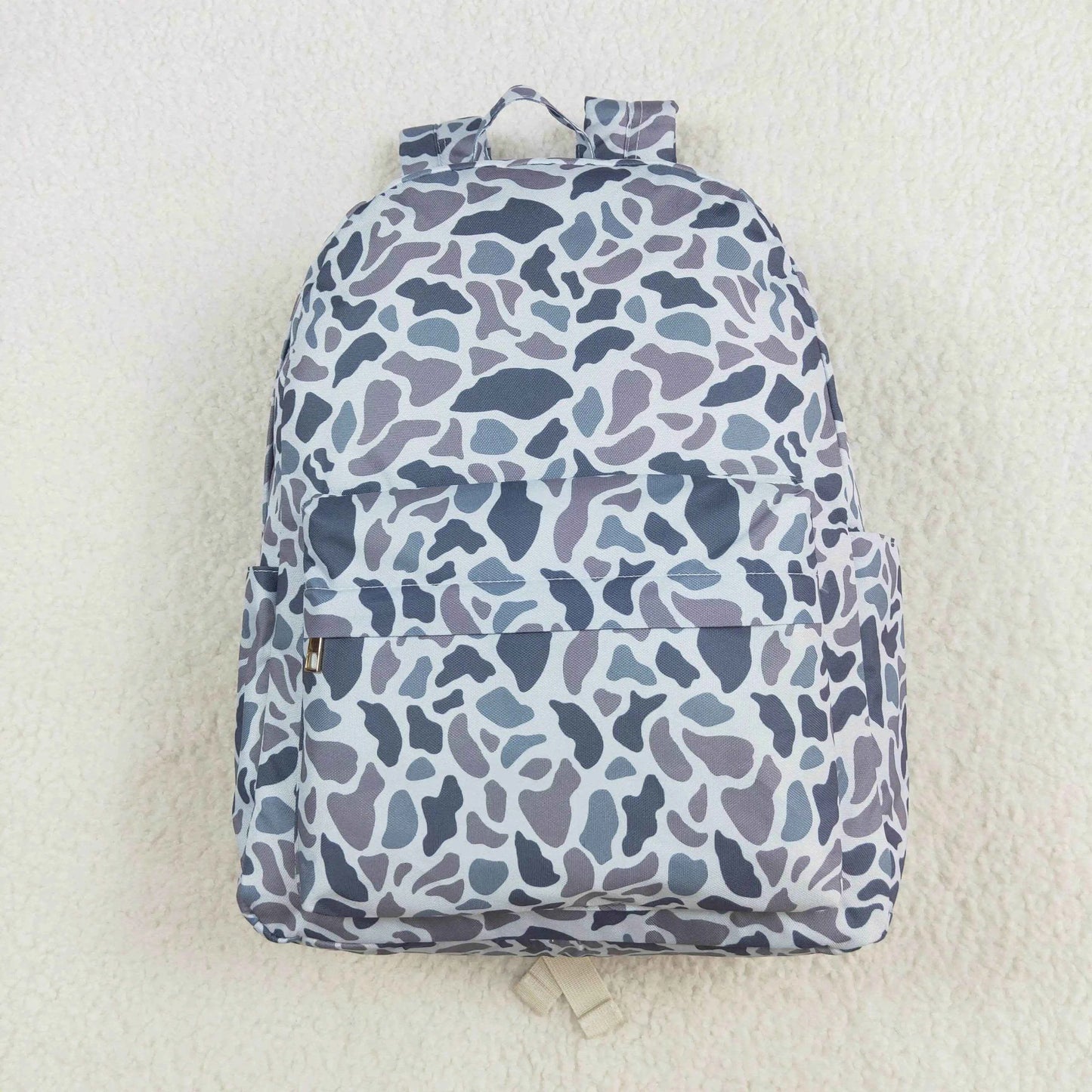 Wholesale RTS Factory Children Camo Grey Backpack Travel Daypack Toddler Outdoor Portable Teen Girl Boy Kids Boutique School Bag