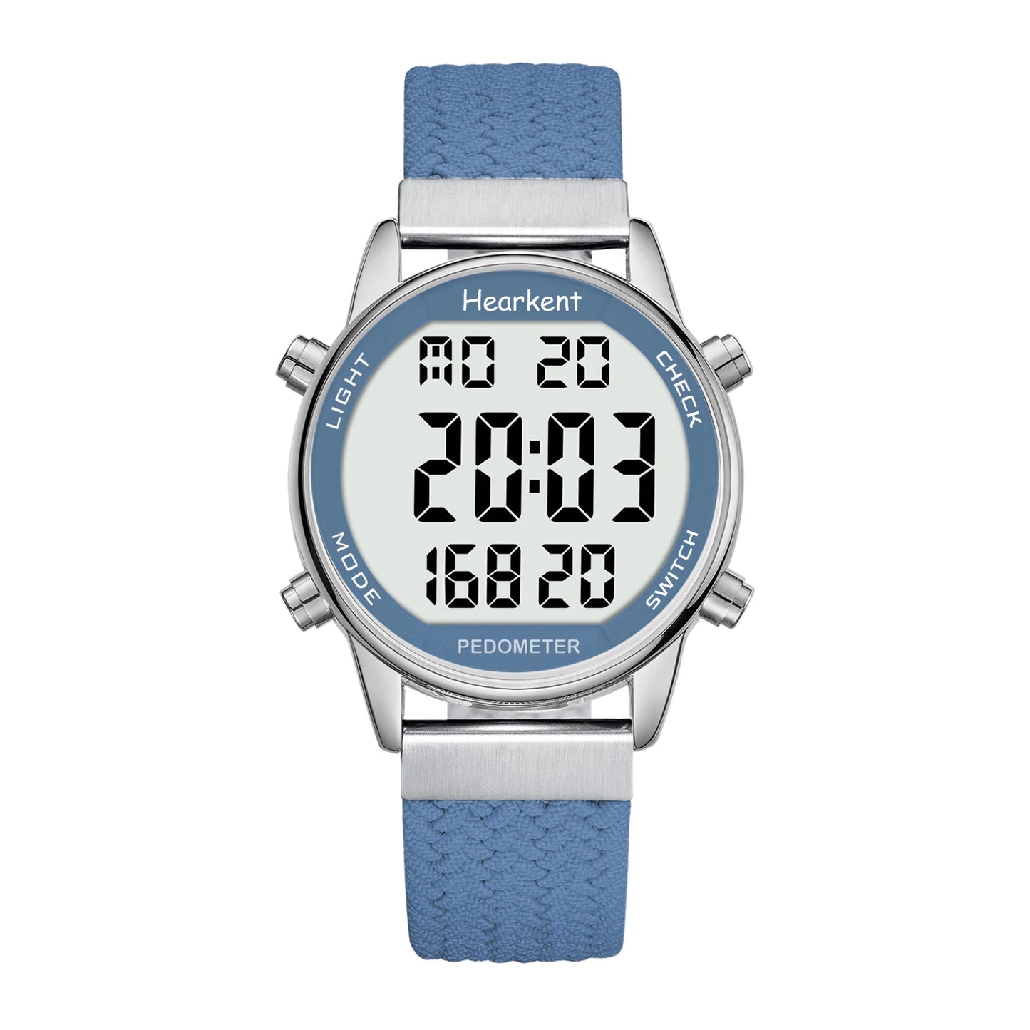 Hearkent Pedometer Sport Watches Step Counter Watch Women Digital Watches Calories Mile Stopwatch Countdown for Walking Tracker - Qoraheyhub