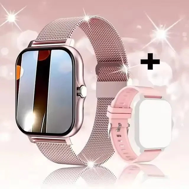 2025 Smart Watch 2.01‘’ Full Touch Amoled BT Call Sport Waterproof Watches Heart Rate Blood Pressure SmartWatch for Men Women - Qoraheyhub