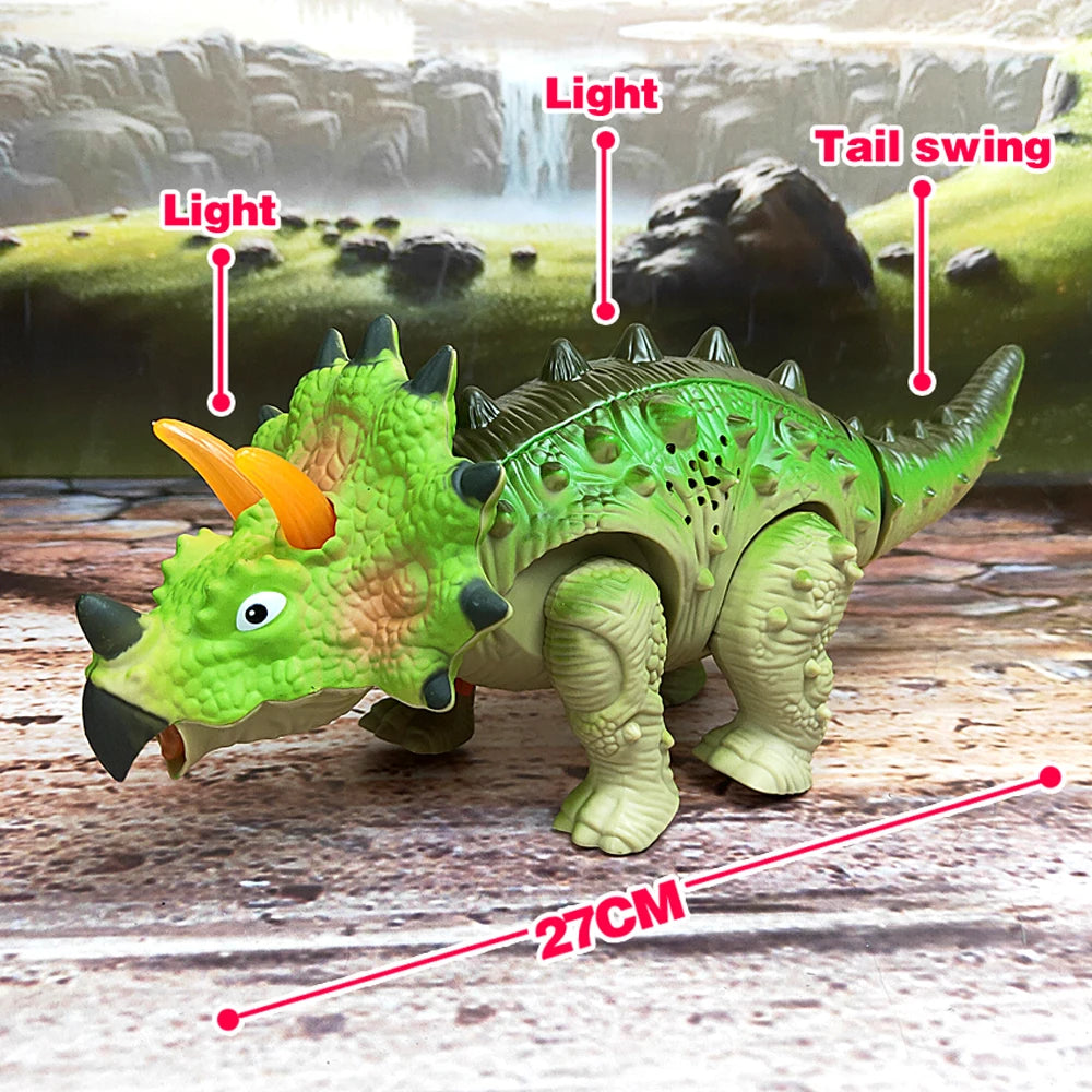 Talking and Walking Dinosaur Electric Dinosaur toys interactive kids Toys Animal Toys gift Tyrannosaurus Rex - Qoraheyhub