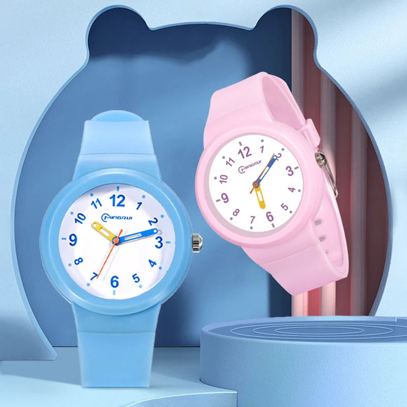 UTHAI CA03 3-12 Year Old Children's Watch Fashion Simple Sports Comfortable Waterproof High Boys Girls Quality Quartz Watches - Qoraheyhub