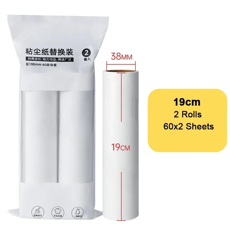 Long Handle Lint Roller Brush Pet Hair Remover Roller Retractable Dust Hair Roller Stick Tearable Clothes Bed Hair Removal Brush - Qoraheyhub