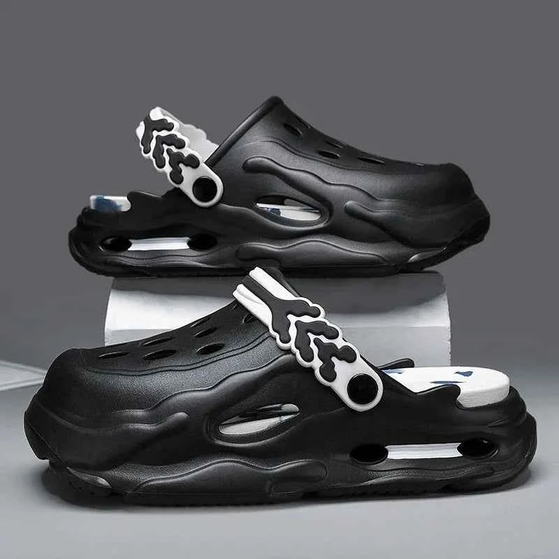 Summer Men Slippers Platform Outdoor Sandals Clogs Comfortable Beach Slippers Flip Flop Casual Indoor Slides Garden Shoes Couple