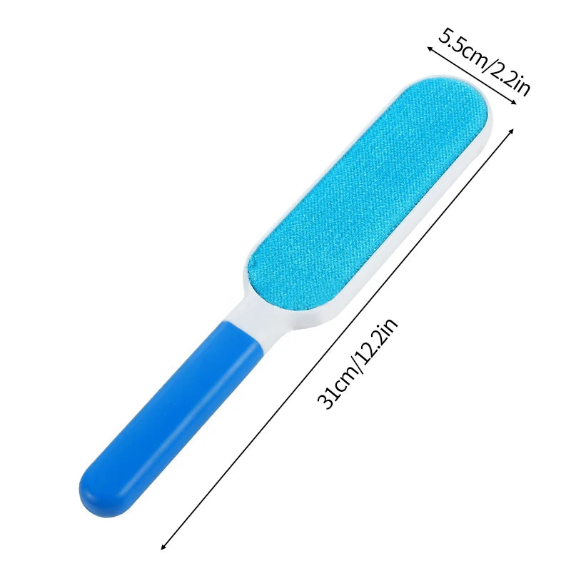 Magic Clothes Lint Remover Reusable Pet Cat Hair Fur Roller Brush Reusable Static Dusting Cleaning Brushes Manual Cleaner Tool - Qoraheyhub