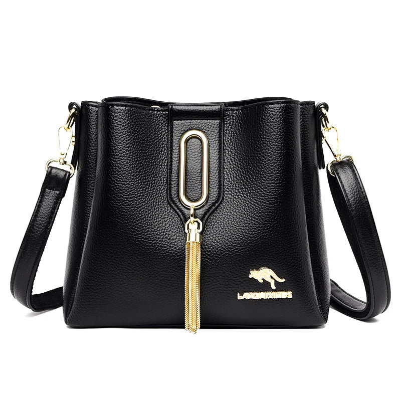 High Quality Leather Purses and Handbags Women Bags Luxury Designer Ladies Shoulder Sac Crossbody Bags for Women Tote Bag 2025