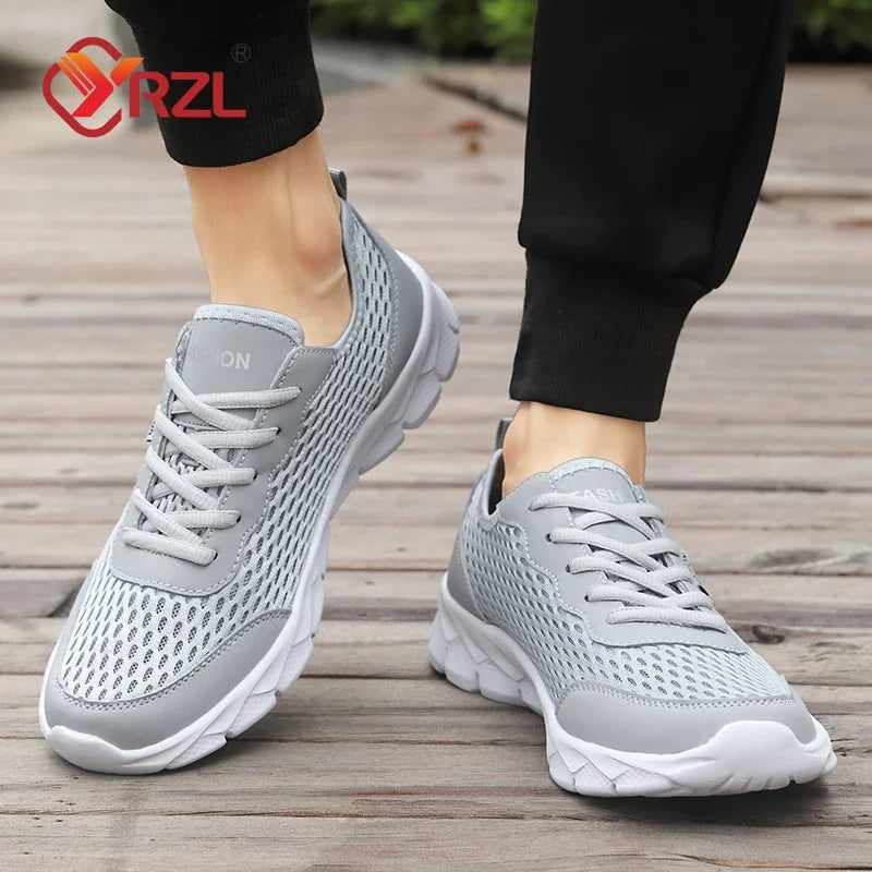 YRZL Tennis Shoes for Men Lightweight Sneakers High Quality Breathable Outdoor Athletic Jogging Sport Running Walking Man Shoes