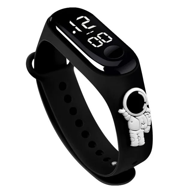 Waterproof Sports Watch for Kids Cartoon Dinosaur Unicorn Toys Children Led Digital Electronic Watch for Boys Girls Bracelet - Qoraheyhub