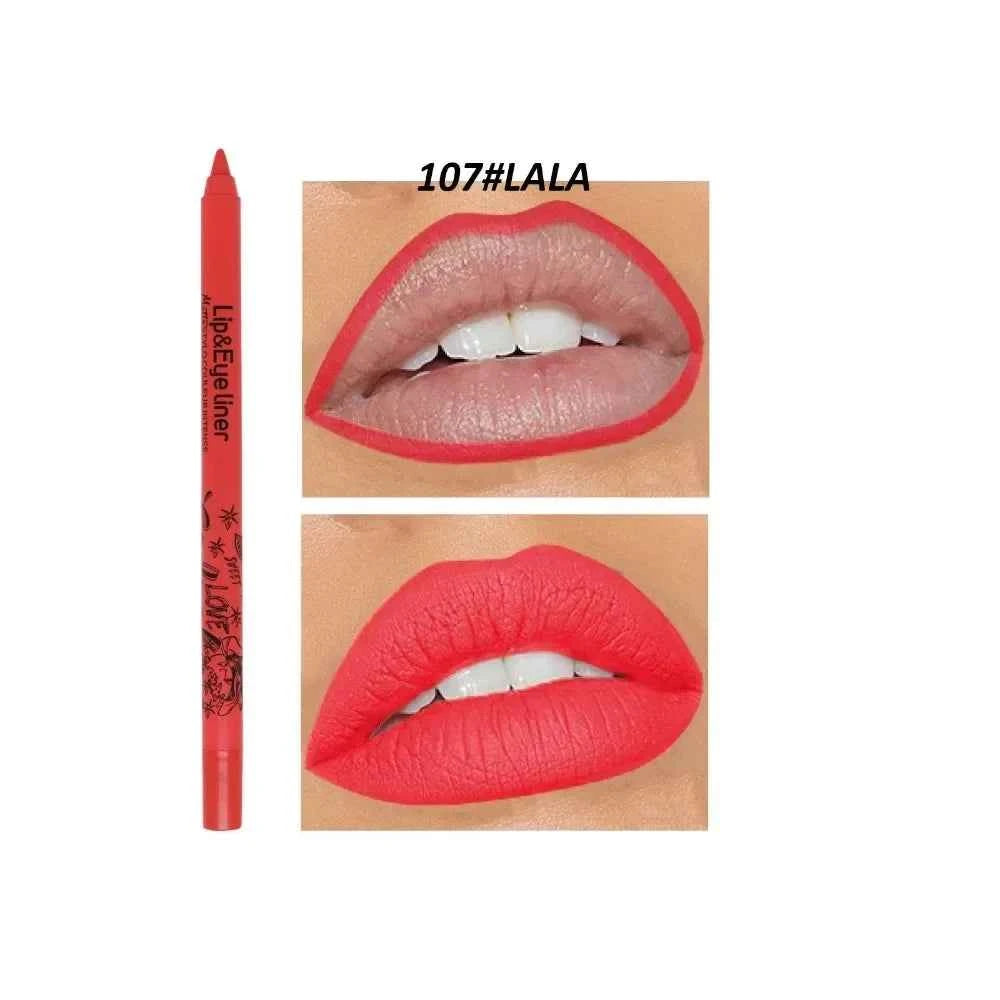 20 Color Slim Lip Liner Pencil Sexy Pink Brown Rose Lip Outline Matte Nude Lipstick Contouring Tint Waterproof Crayon Pen Makeup