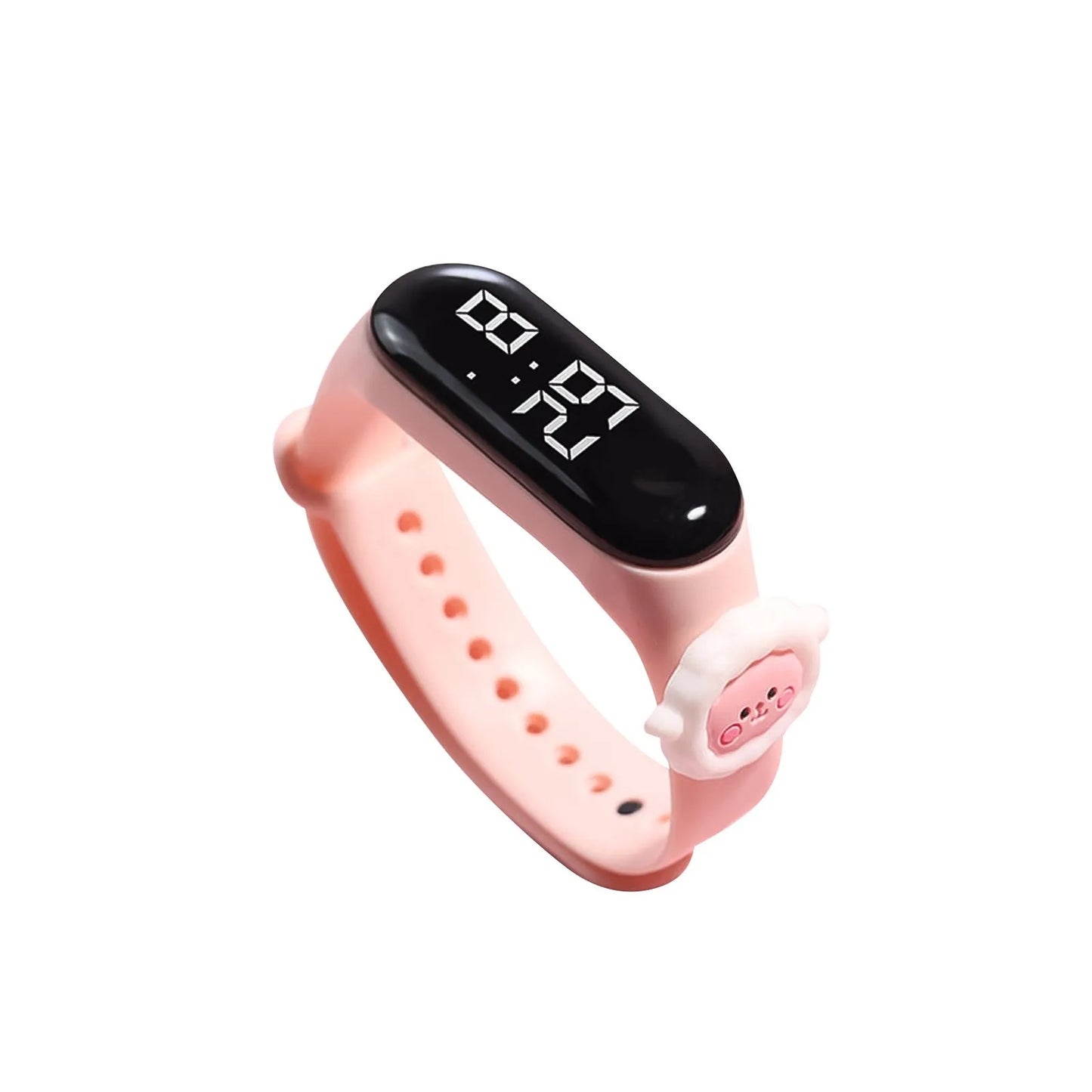 Multi-color Smart Watch For Children Boy Girl Fashion LED Digital Wrist Watches Silicone Strap Waterproof Sport Watch Relogio - Qoraheyhub
