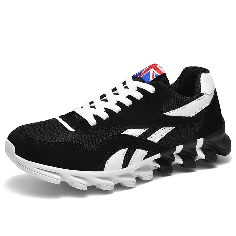 Men's Large Size 46-48 Running Walking Shoes Lightweight Breathable Mesh Cushioned Non-Slip Outdoor Casual Jogging Sneakers