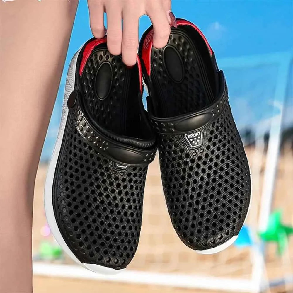 Unisex Fashion Beach Sandals Thick Sole Slipper Waterproof Anti-Slip Sandals Flip Flops for Women Men