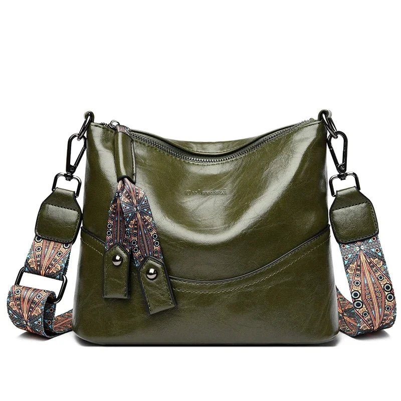 Luxury Designer Shoulder Crossbody Bags High-quality Leather Women Bags 2025 Fashion Ladies Handbags Crossbody Messenger Bag Sac