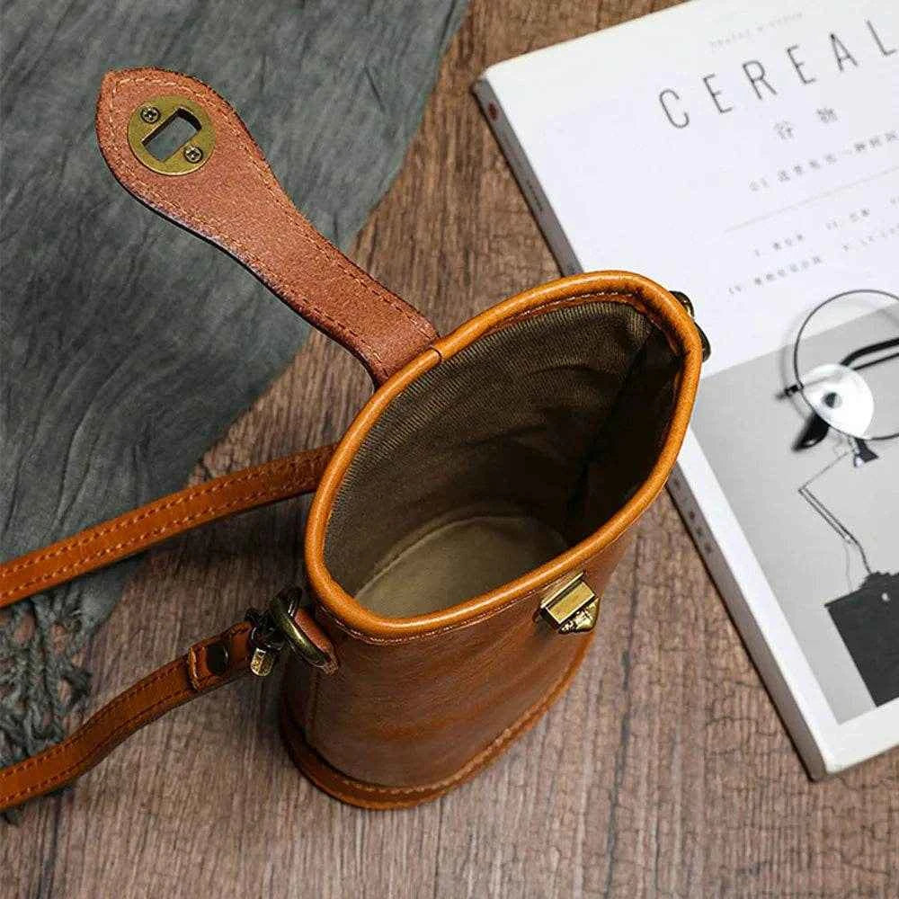 Quality Genuine Leather Crossbody Bag for Women Small Cow Skin Shoulder Fashion Phone Purse Female Promotion