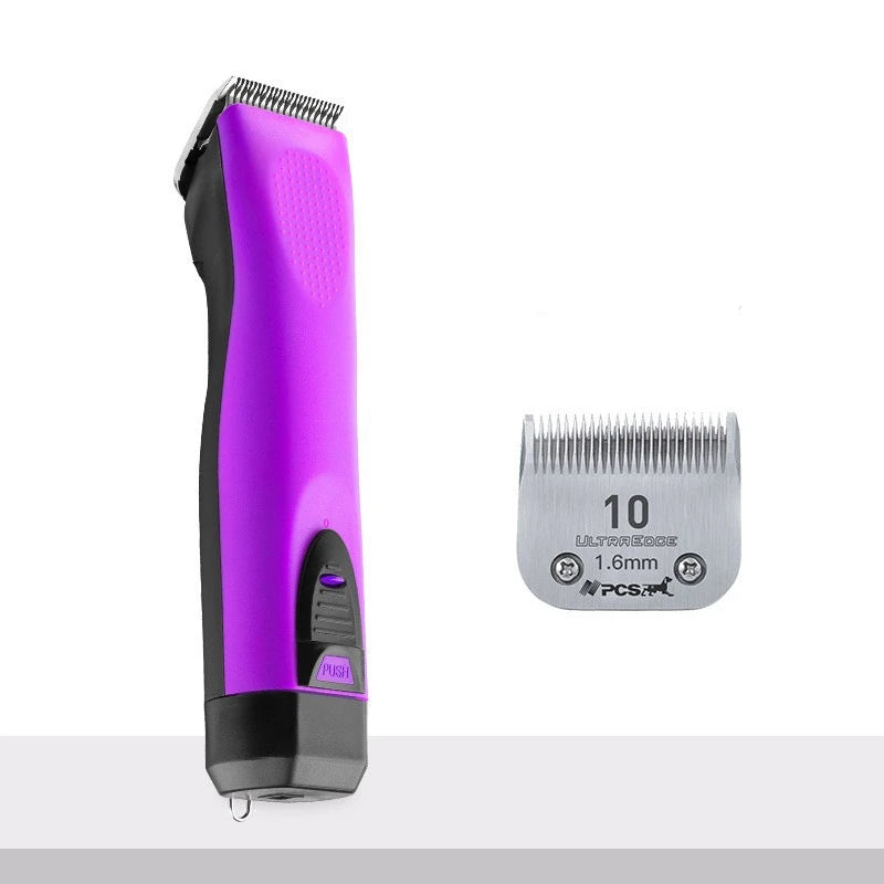 Rechargeable Pet Hair Cutters Professional Big Battery Cat Dog Electric Cordless Grooming Remover Cutting Machine Pet Clippers - Qoraheyhub