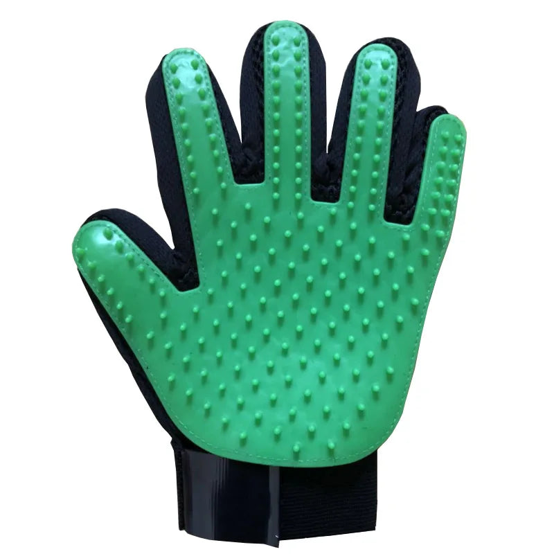 Hot Sell 1PC Cat Hair Remove Gloves Rubber Pet Beauty Cleaning Grooming Effective Massage Dog Combs Floating Brush 6 Color - Qoraheyhub