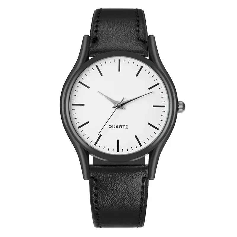 Reloj Hombre Watches for Men Business Mens Watch Luxury Leather Bracelet Quartz Wristwatch Casual Clock Gift Montres Hommes - Qoraheyhub