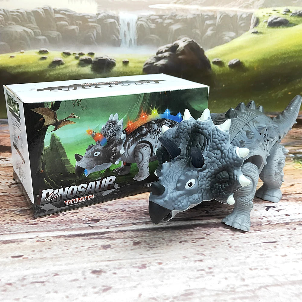Talking and Walking Dinosaur Electric Dinosaur toys interactive kids Toys Animal Toys gift Tyrannosaurus Rex - Qoraheyhub