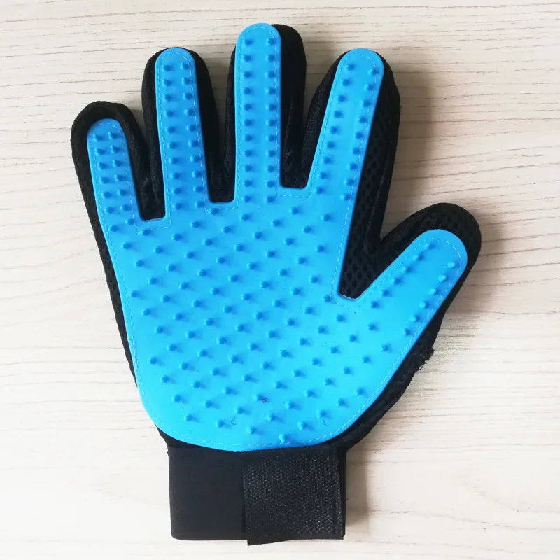 Hot Sell 1PC Cat Hair Remove Gloves Rubber Pet Beauty Cleaning Grooming Effective Massage Dog Combs Floating Brush 6 Color - Qoraheyhub