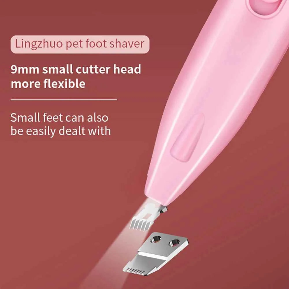 Dog Hair Trimmer Electric Dog Cutter Professional Pet Foot Hair Trimmer Professional Pet Nose/Ear/Paw Trimmer Accessories