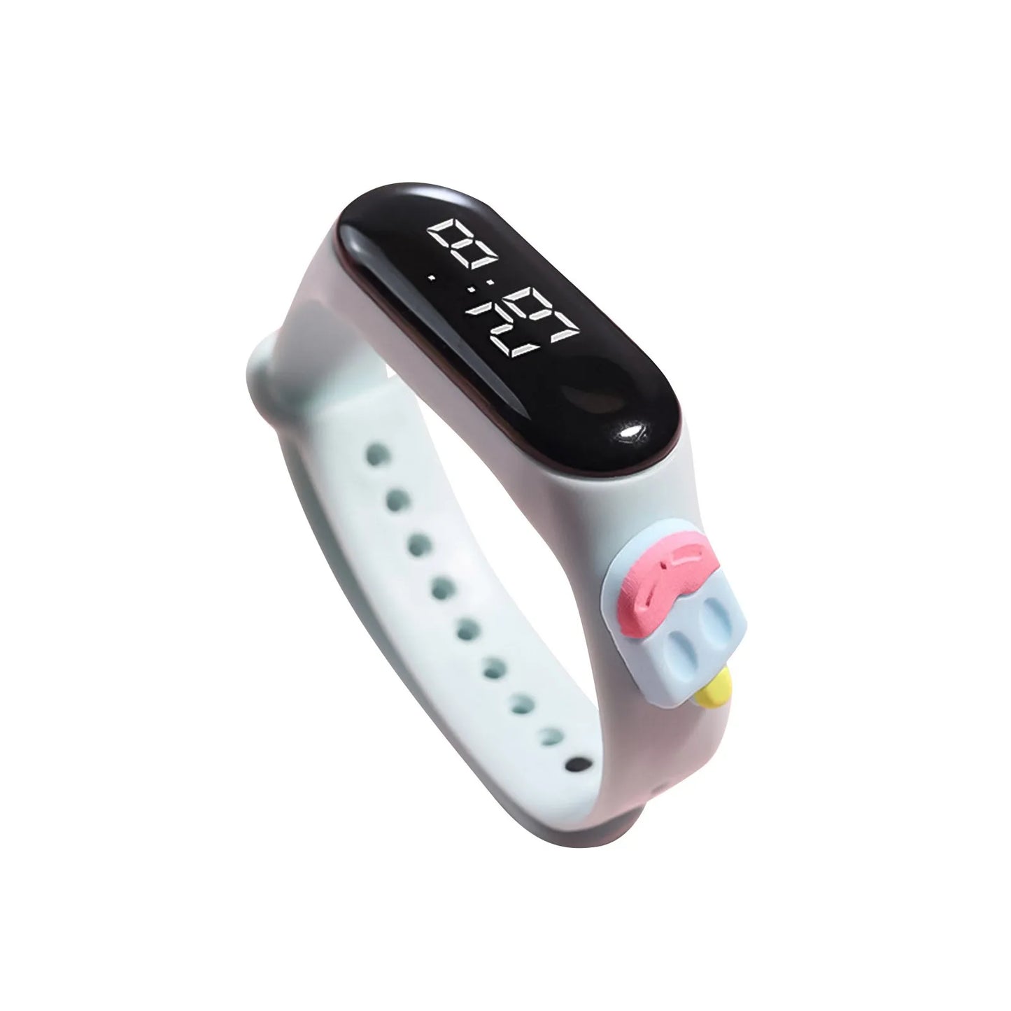 Multi-color Smart Watch For Children Boy Girl Fashion LED Digital Wrist Watches Silicone Strap Waterproof Sport Watch Relogio - Qoraheyhub