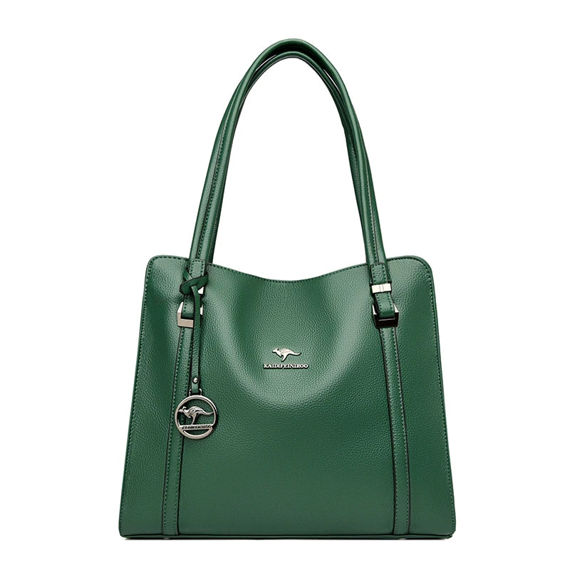 Genuine Brand High Quality Pu Leather Casual Tote Luxury Handbags Women Bags Designer Shoulder Top-handle Bags for Women Sac