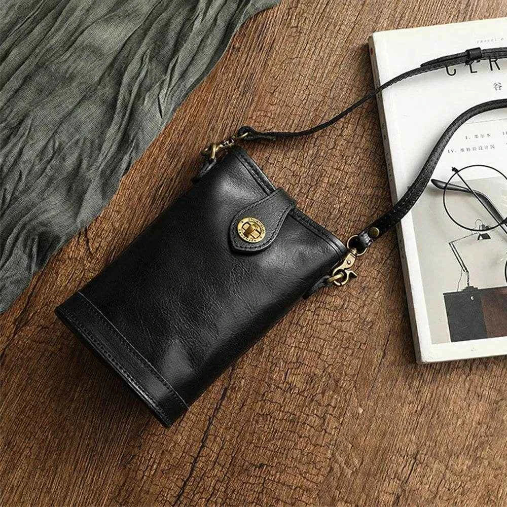 Quality Genuine Leather Crossbody Bag for Women Small Cow Skin Shoulder Fashion Phone Purse Female Promotion