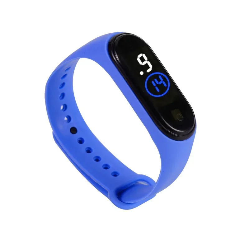 Fashion Sports Watch for Kids Children Waterproof Led Digital Watch Ultra-light Silicone Strap Teen Boys Girls WristWatch Unisex - Qoraheyhub