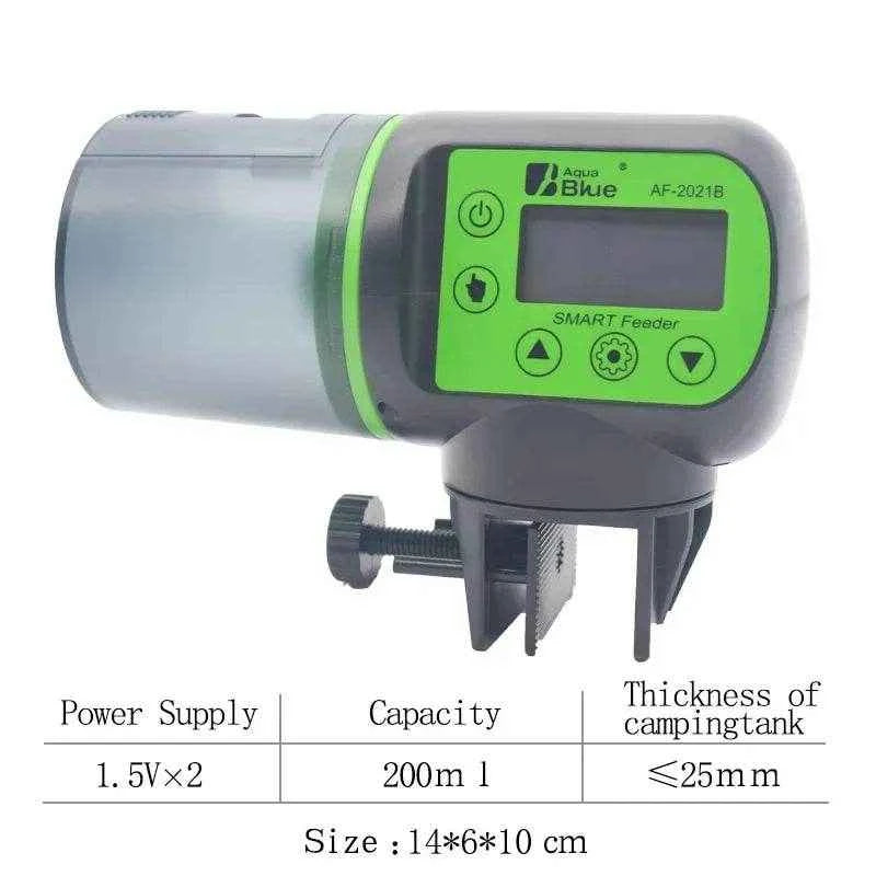 Cool Automatic Fish Feeder Digital Fish Tank Aquarium Electrical Plastic Timer Feeder Food Feeding Dispenser Tool Fish Feeder