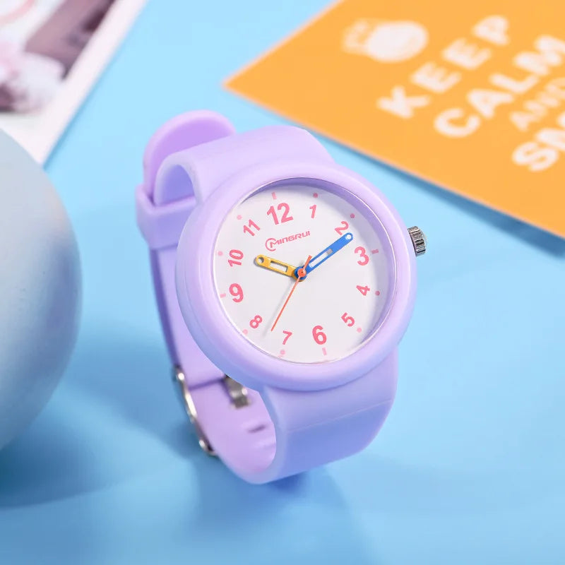 UTHAI CA03 3-12 Year Old Children's Watch Fashion Simple Sports Comfortable Waterproof High Boys Girls Quality Quartz Watches - Qoraheyhub