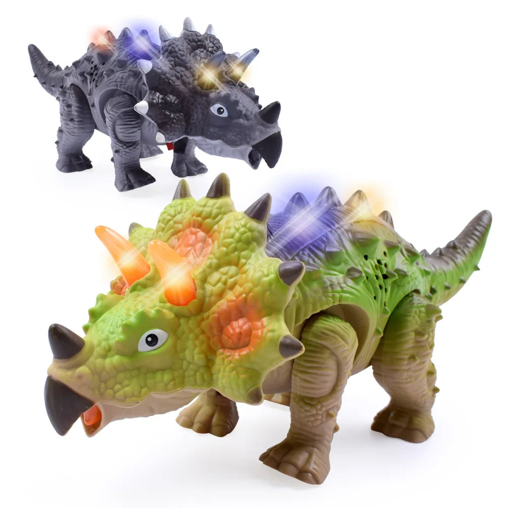 Talking and Walking Dinosaur Electric Dinosaur toys interactive kids Toys Animal Toys gift Tyrannosaurus Rex - Qoraheyhub