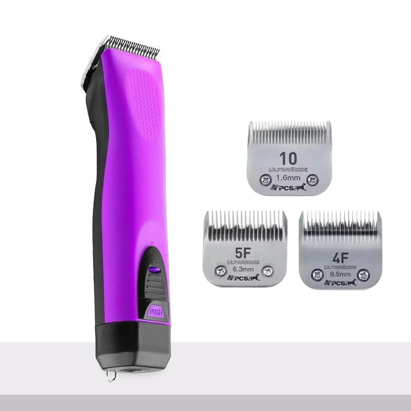 Rechargeable Pet Hair Cutters Professional Big Battery Cat Dog Electric Cordless Grooming Remover Cutting Machine Pet Clippers - Qoraheyhub