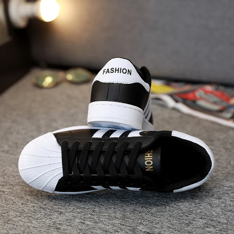 2025 Men Sports Shoes Fashion Casual Flats Vulcanize Shoes Ladies Outdoor Walking Sneakers Women Comfortable Classical Shoe Bre