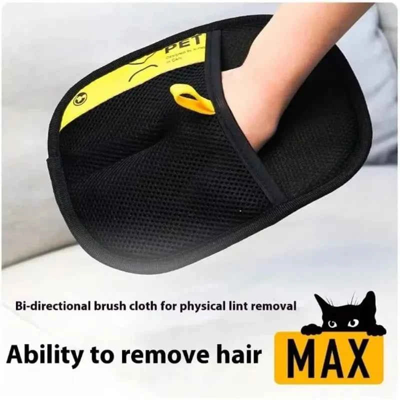 Reusable Electrostatic Pet Hair Removal Gloves Cat Grooming Glove Static Removals Glove for Pets Hairs Removal Mitts Tool