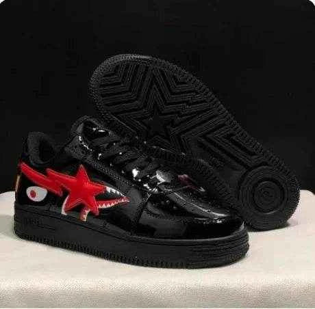 A BATHING APE Vibe BapeGoose Sports Sneakers Unisex Low STA Shark Sports Sneakers Low Outdoor Walking Shoes