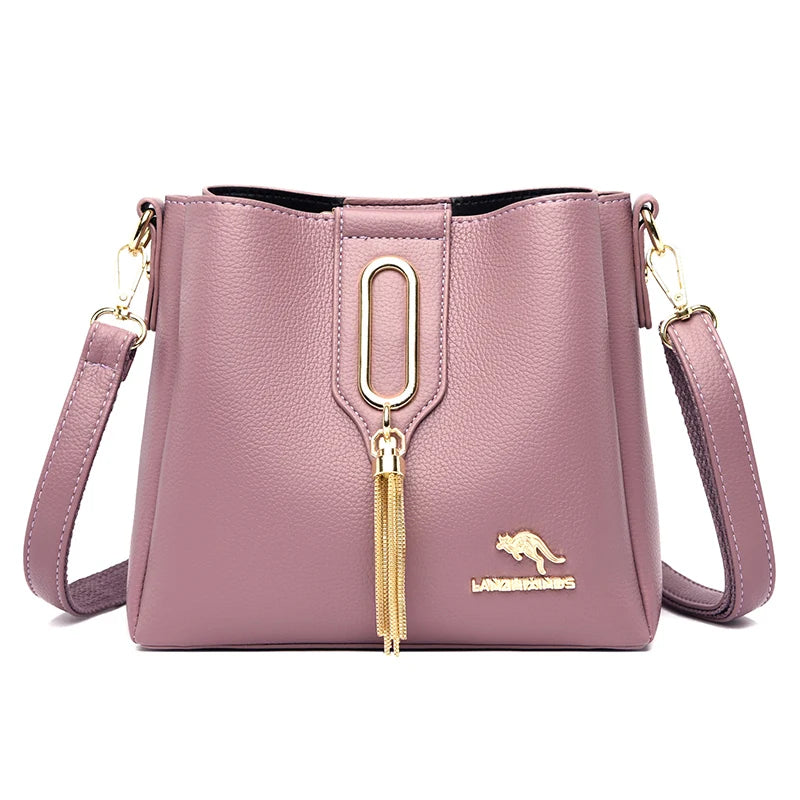 High Quality Leather Purses and Handbags Women Bags Luxury Designer Ladies Shoulder Sac Crossbody Bags for Women Tote Bag 2025