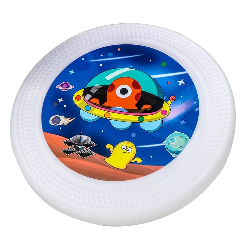 Outdoor Sports Flying Disk Led Flying Saucer Children Hand Throwing Disc Parent-Child Interactive Toys Dogs Flying Saucer Game - Qoraheyhub
