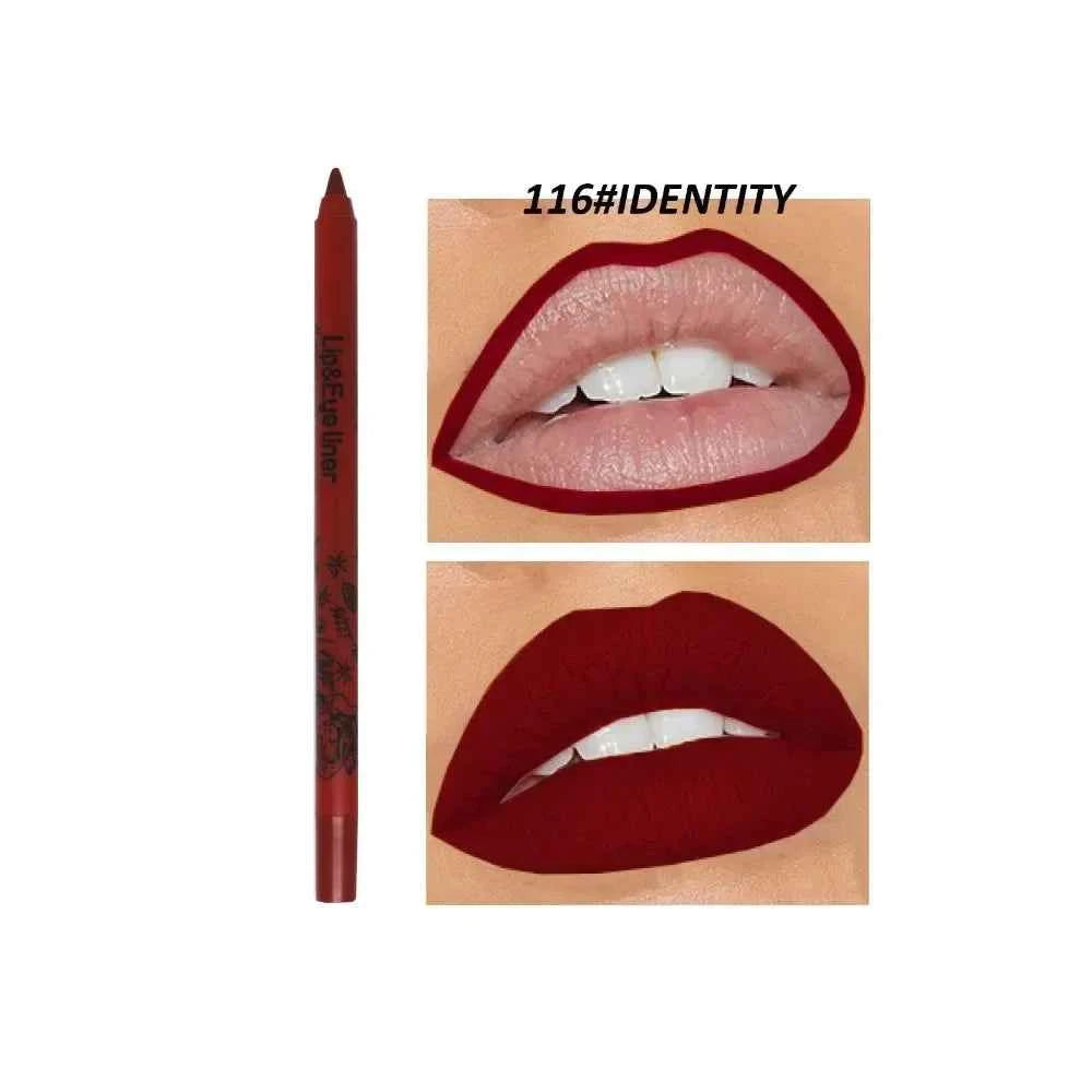 20 Color Slim Lip Liner Pencil Sexy Pink Brown Rose Lip Outline Matte Nude Lipstick Contouring Tint Waterproof Crayon Pen Makeup