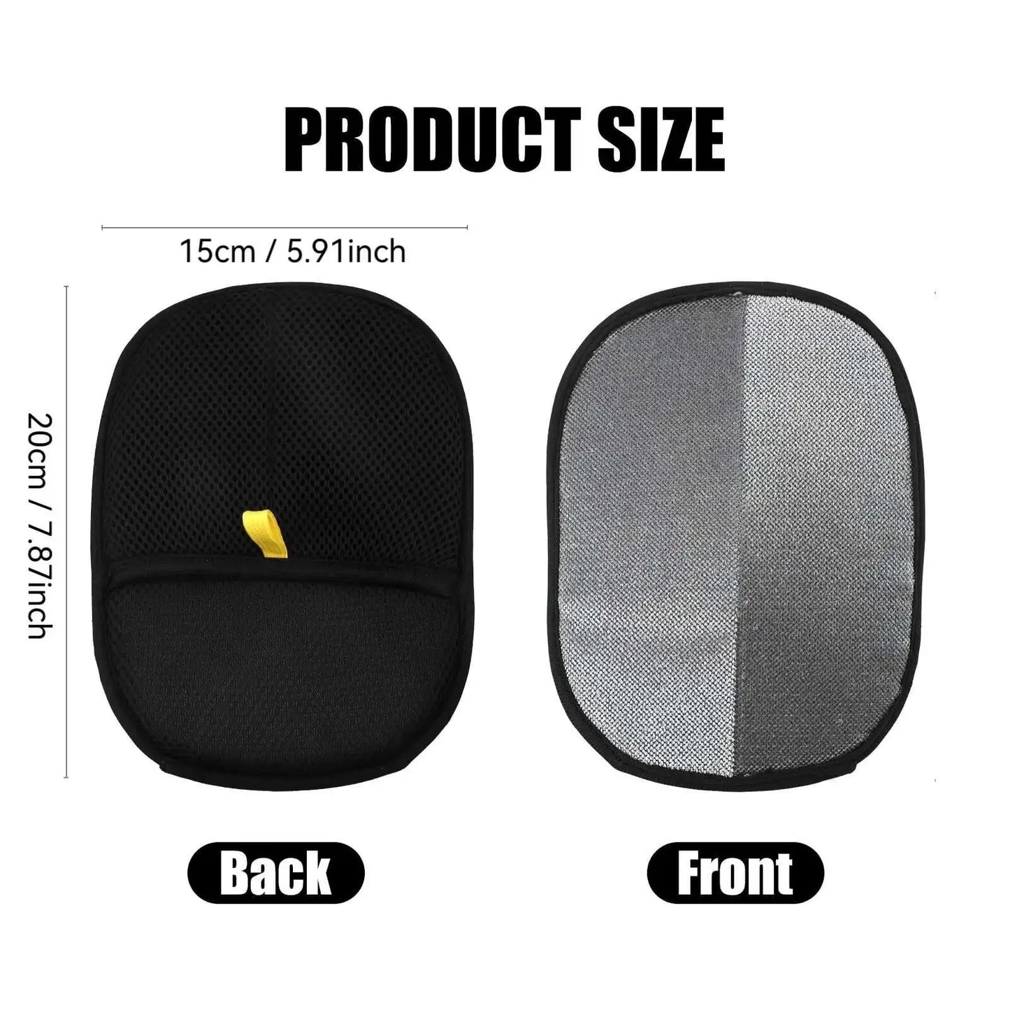 Pet Hair Removal Set Tool Reusable Static Removal Gloves Double-Sided Grooming Gloves Remove Dog Cat Fur Hair for Carpets Sofa - Qoraheyhub