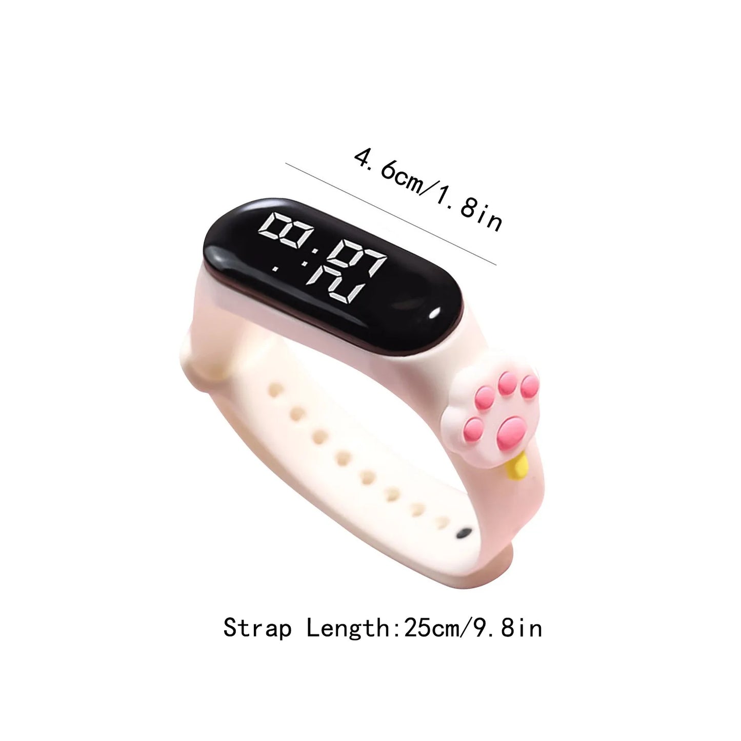 Multi-color Smart Watch For Children Boy Girl Fashion LED Digital Wrist Watches Silicone Strap Waterproof Sport Watch Relogio - Qoraheyhub